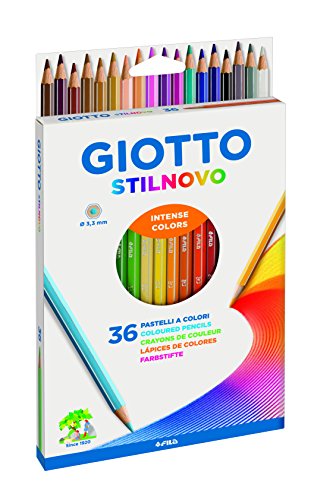 Giotto Stilnovo pastelli colorati in astuccio 36 colori