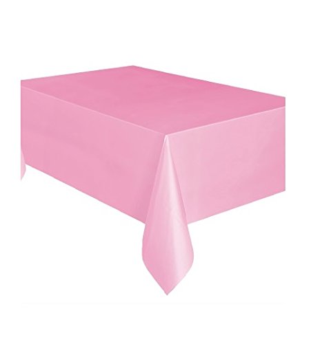 Partito enico 9 x 4,5 piedi Mantel plastica (bella rosa)