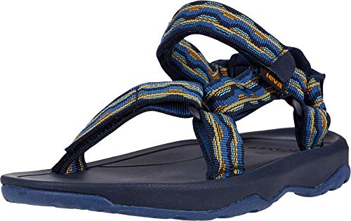 Teva Hurricane Xlt2, Sandali a Punta Aperta Unisex-Bambini, Blu (Kishi Dark Blue Kdbl), 35 EU