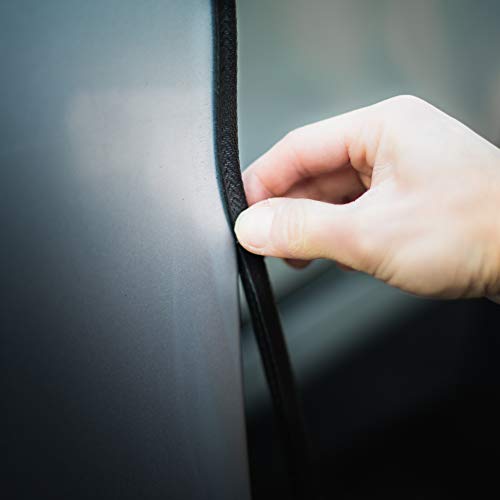 TRIXES 5M auto guardia – U a forma di rotolo - protettivo in gomma porta Strip - facile installazione - colore nero