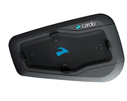 Cardo FRC2P001 Freecom 2 Plus-Sistema di Comunicazione Bluetooth a Due Vie per Moto con Audio HD To Rider (Confezione Singola), Nero