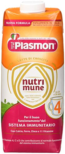 Plasmon Latte Liquido Nutri Mune 4 - 12 confezioni da 500 ml - Totale: 6 l