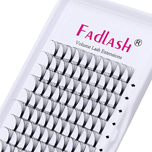 Volume Russo 10D 0.07mm D Curl 15mm Lunghezza Ciglia Russo Premade Fan Eyelash Extensions