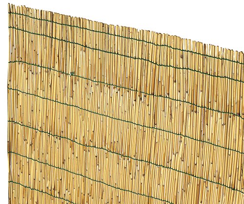 VERDELOOK Arella Cina in cannette Bamboo pelato, 2x3 m, bambù per recinzioni e Decorazioni
