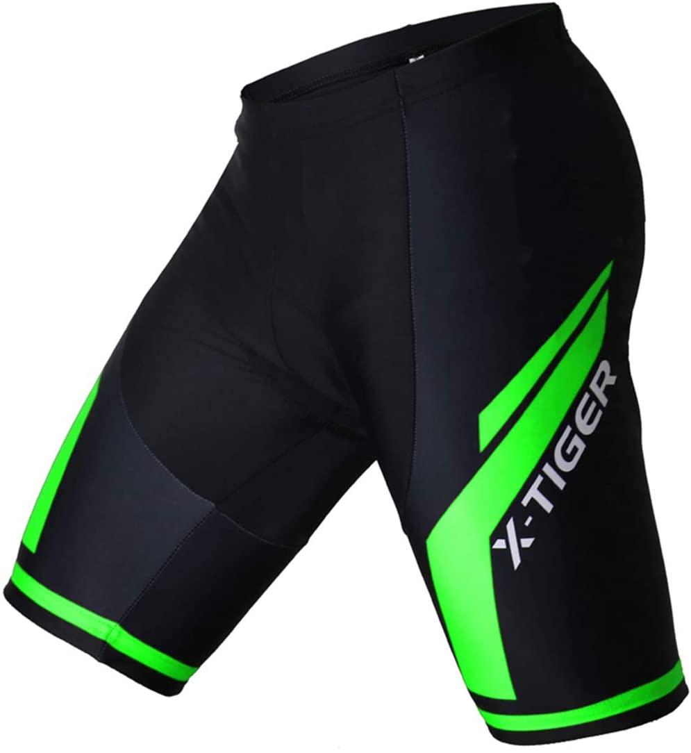 X-TIGER da Ciclismo Uomo 5D Gel Salopette Pantaloncini Corti Imbottiti Set di Abbigliamento Ciclista