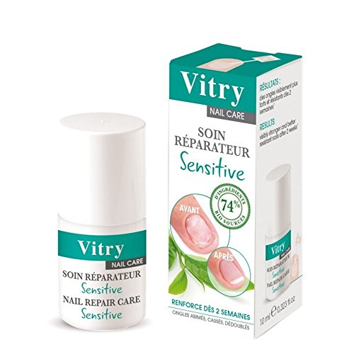 Vitry Nail Care Sensitive Trattamento Riparatore Unghie Fragili 10 ml