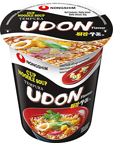 Nongshim Tempura Udon Cup Noodle Soup (confezione da 12)