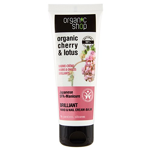 Organic Shop Balsamo Mani e Unghie Illuminante Cherry & Lotus - 75 ml