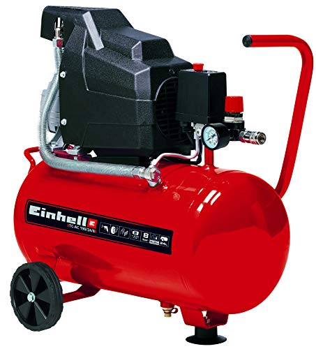 Einhell TC-AC 190/24/8 Compressore, 1500 W, 230 V, Rosso