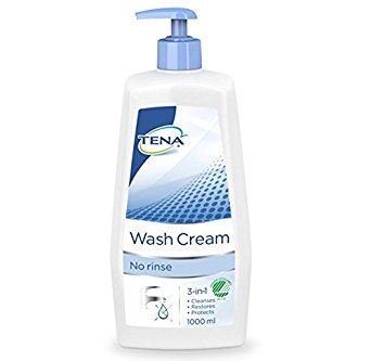 Tena - Crema detergente 3 in 1, senza risciacquo, 1000 ml, confezione da 1