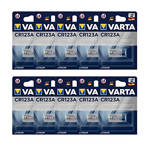 Varta - Batteria al litio Serie CR123A 10