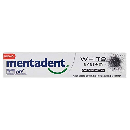 Mentadent Dentifricio con Carbone Attivo, Multicolore