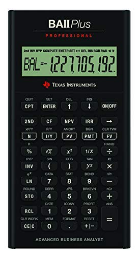 Texas Instruments BA II Plus Professional Calcolatrice