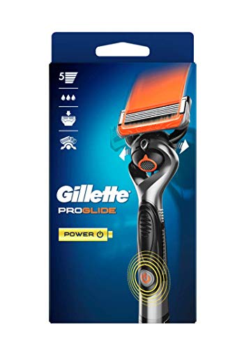 Gillette ProGlide Power - Rasoio da uomo, con 5 lame anti-attrito per una rasatura profonda e duratura - 1 ricambio