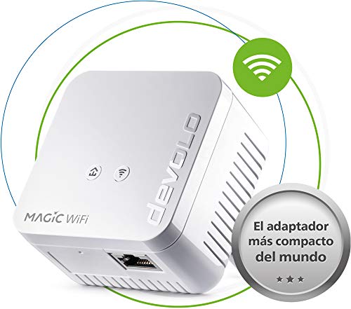 Devolo - Adattatore di Rete Magic 1 WiFi MINI SINGLE, Ethernet, Powerline, 1200MBps, bianco