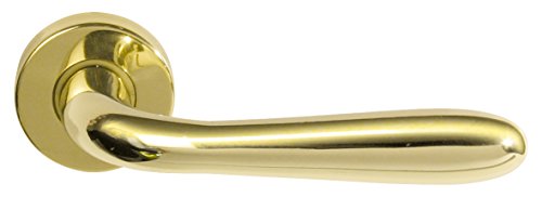 VI.TEL. F0202 R8 40 Coppia di Maniglie per Porte, Oro