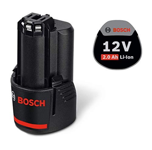 Bosch Professional 1600Z0002X Li-Ion  Batteria, 12 V, 2.0 Ah, O-B, 175 g