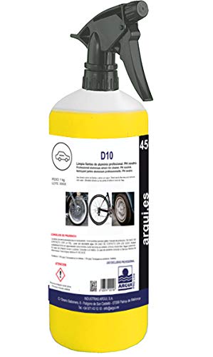 Arguipro Line D10 - Detergente per cerchioni, 1 litro Pulisce i cerchioni in modo professionale, pH neutro. Elimina la sporcizia senza sforzi.