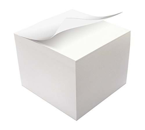 Sticky Note Cube 75 x 75 x 75 mm, 750 fogli, senza imballaggio di plastica