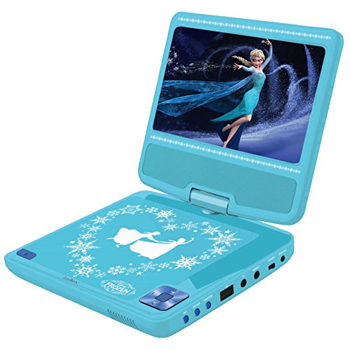 Lettore DVD portatile Frozen 2, schermo rotante da 7