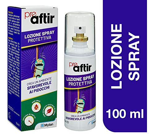 Aftir Preaftir 400550447 Lozione Spray Protettiva Anti Pidocchi e Lendini - 140 Gr