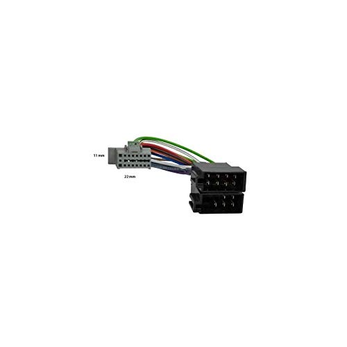 Sound-way Cavo Adattatore Connettore ISO compatibile con Autoradio PANASONIC 16 pin