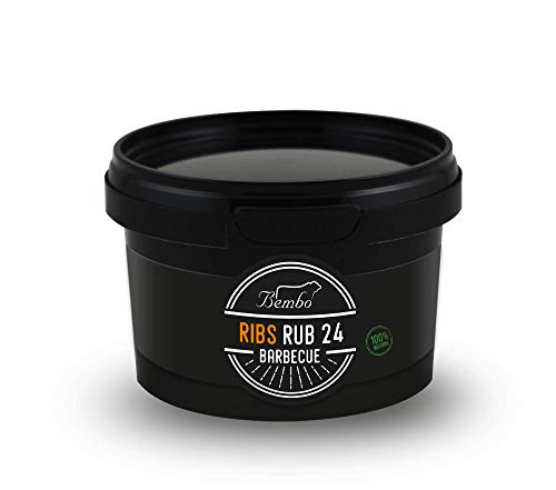 Ribs - BBQ Rub 24 - Miscele di Spezie per Barbecue e Marinatura - Bembo Spices & Rub (220 g)