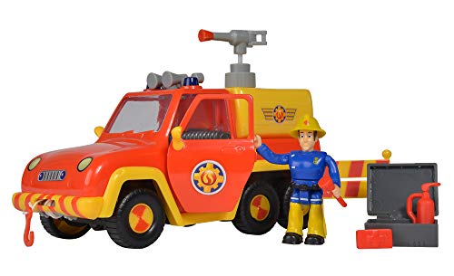 Simba Fireman Sam 109257656 - Firetruck Venere Figura, Rosso / Giallo