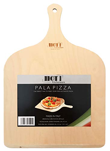 HOT! Kitchenware Pala Pizza in legno di betulla, 29x41,5cm, Made in Italy