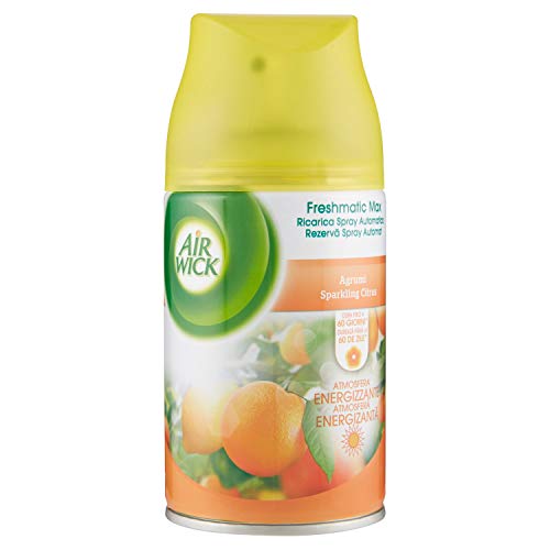 Air Wick Freshmatic Ricarica Spray Automatico, Agrumi, 2 Confezioni da 250 ml