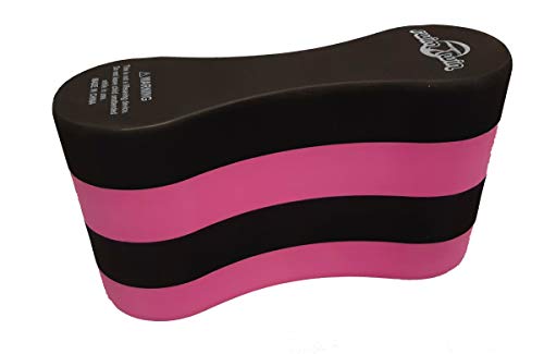 SWIMXWIN Pull Buoys da Allenamento Nuoto PRO4 | Taglia Adulto | Design Italiano (Nero/Fucsia)