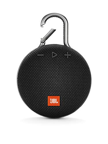 JBL CLIP 3 Speaker Wireless Bluetooth, Altoparlante Portatile Impermeabile (IPX7) con moschettone integrato, Microfono con cancellazione di eco e rumori, Nero