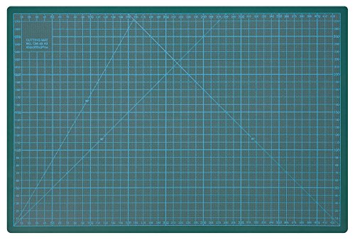 Wedo 079145 Cutting Mat, Tappetino da Taglio 450 x 300 x 3 mm, 45 cm, Verde