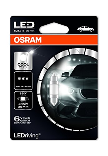 Osram 6498CW-01B LED per Illuminazione Interna, Bianco, 36 mm