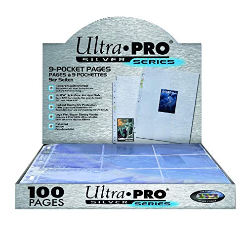 Ultra PRO 150122 - Silver Series, 100 Fogli per Raccoglitore di schede