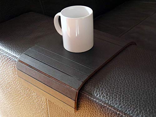 Piccolo tavolino laterale da bracciolo divano in molti colori come nero Tavolini lato poltrona in legno Tavolo salvaspazio pieghevole per salotto moderno design