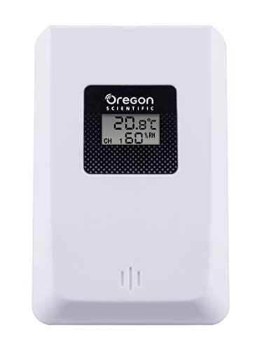 Oregon Scientific THGR-221 Sensore Wireless per umidità e Temperatura per Esterni, Adatto a Stazioni Meteo e Barometri