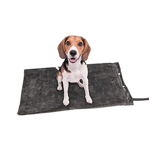 Wintem HeatUp Coperta Tappetino Riscaldante per Cani e Gatti Domestici Tappeto Termico Elettrico Cuccia Letto Copertura Impermeabile Sfoderabile 60x40 cm