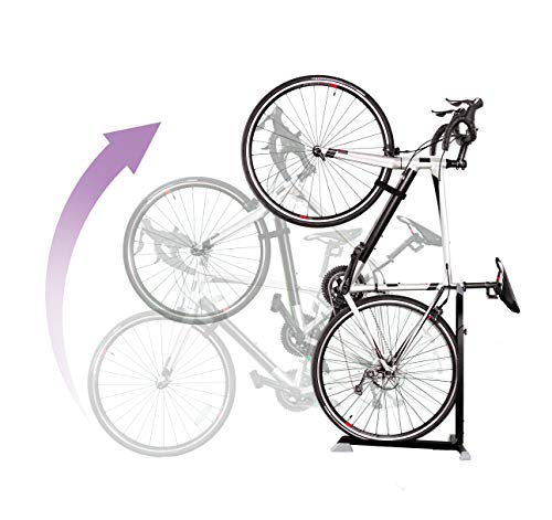 Bike Nook - Supporto per bicicletta, portatile e fisso, salvaspazio, con altezza regolabile, per interni