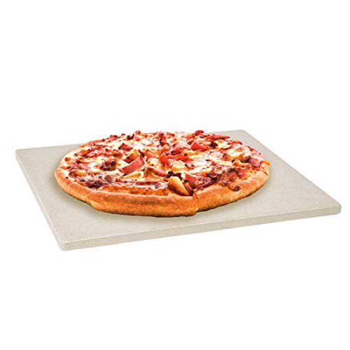 LEVIVO In Cordierite Piastra per Pizza, Pietra, Beige, 30x38x1.5 cm