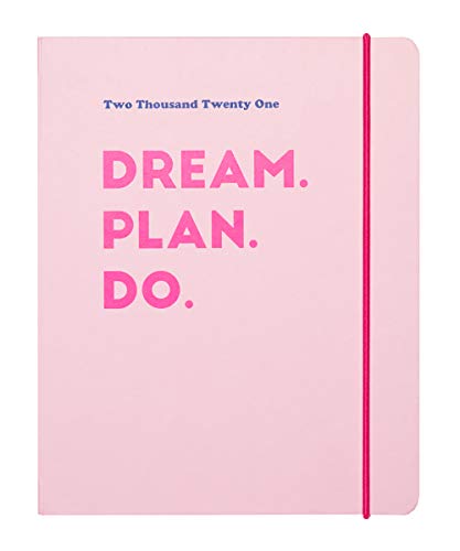 Agenda Settimanale 2020 2021 Pink, ideale per la scuola, lavoro e tempo libero, 17 mesi, 16x20 cm