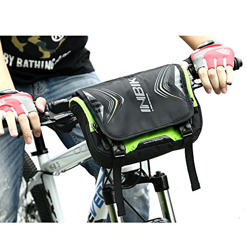 Extrbici Tubo Anteriore da Bicicletta Manubrio da MTB Mountain Road Bike Front Top Tube Pannier con sgancio rapido Staffa, Grande portaoggetti Impermeabile Ciclismo Borsa a Tracolla Borsa a Tracolla