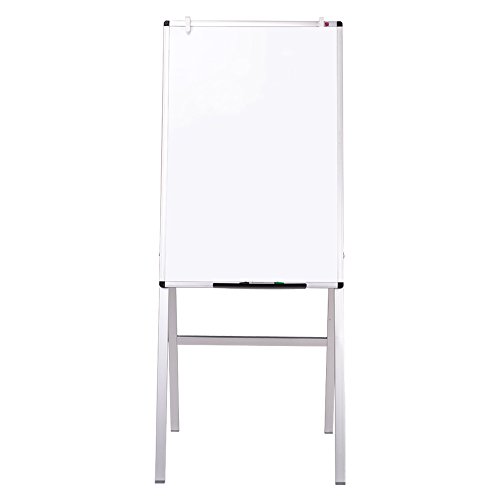 VIZ-PRO Lavagna Magnetica, Lavagna a fogli mobili, cornice in alluminio, 60 x 90 cm