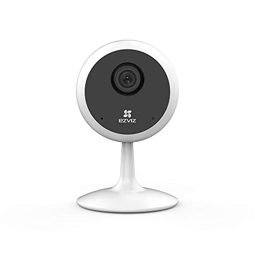 EZVIZ C1C 720p WLAN Telecamera di Sicurezza, 2.4 Ghz Wi-Fi Interni, Audio Bidirezionale, Baby Monitor, Visione Notturna, Compatibile con Alexa, Google Home e IFTTT
