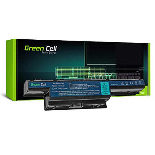 Green Cell® Standard Serie AS10D31 AS10D3E AS10D41 AS10D51 AS10D61 AS10D71 AS10D73 AS10D75 AS10D81 Batteria per Portatile Acer/eMachines/Packard Bell (6 Pile 4400mAh 11.1V Nero)