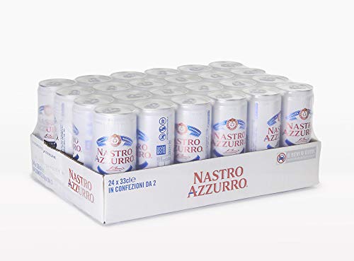 Nastro Azzurro - Cassa da 24 x 33 cl Lattine (7.92 litri)