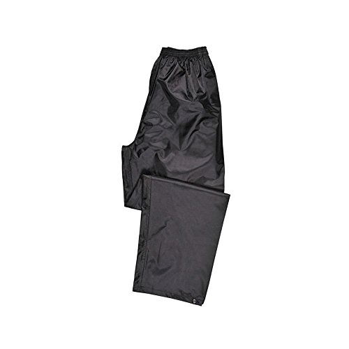 Portwest - Pantaloni impermeabili, colore: Nero Large Nero