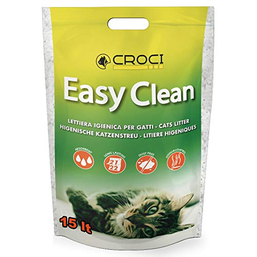 Croci C4025778 Easy Clean Lettiera al Silicio 15 Lt