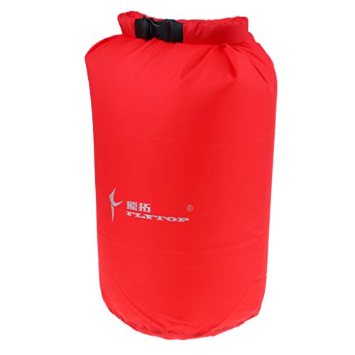 Dry Bag Sacca Stagna Compressione Sacca per attività Sportive, Kayak, Pesca, Nautica e Sport Acquatici Accessori - Rosso, 20L