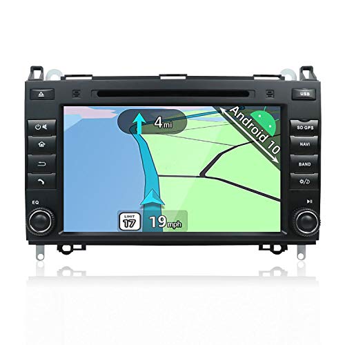 YUNTX Android 8.1 Navigatore audio per Mercedes-Benz Viano/Sprinter/W906 | doppio DIN | 8 Pollici | Touch Screen LCD | 2GB/32GB | DVD | DAB+ Supporto | USB | 3G/4G | WLAN | Bluetooth | MirrorLink |RDS